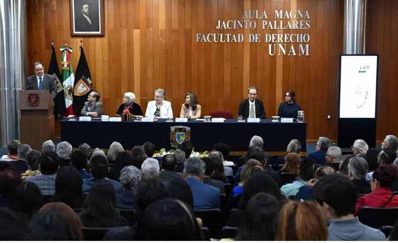 Derecho de la UNAM, clave en la historia jurídica del país: rector Lomelí