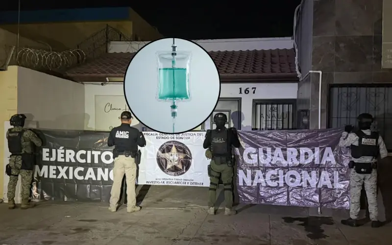 Esto fue lo que aseguró la Fiscalía en un cateo en Ciudad Obregón por el caso de los sueros vitaminados que dejaron 8 muertos en Sonora