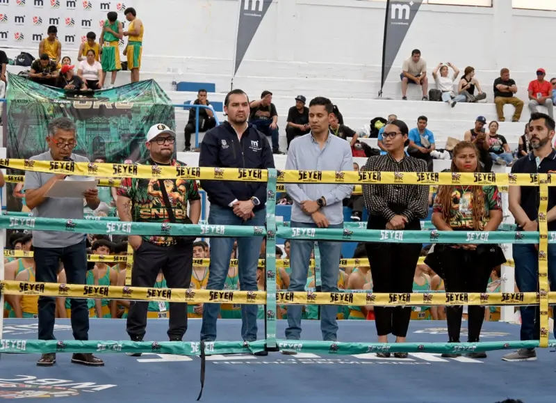 Inauguran el Torneo Internacional de Boxeo Oro y Verde
