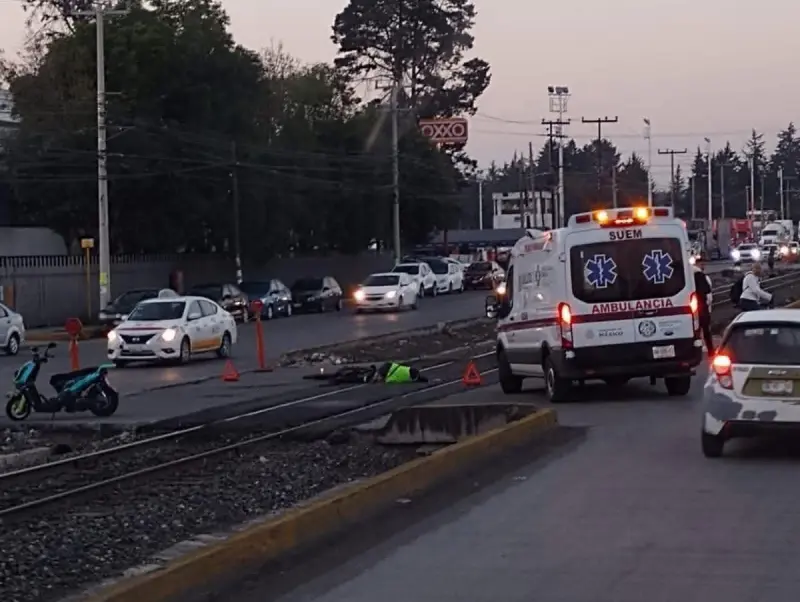Muere ciclista tras ser arrollado por un autobús en Toluca