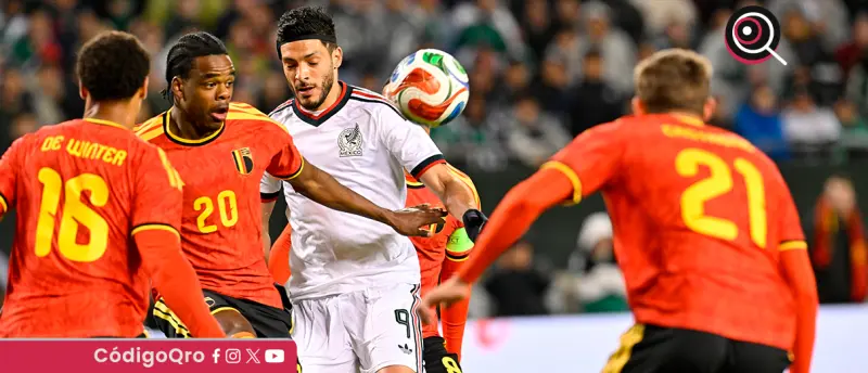 México saca empate frente a Bélgica en Chicago