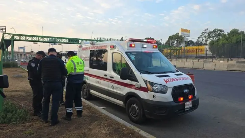 Reportan asalto en la México-Puebla y dejan un lesionado