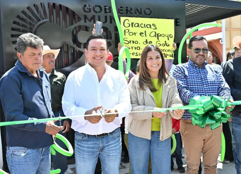 Impulsa Gobierno del Estado desarrollo comercial en Cedral