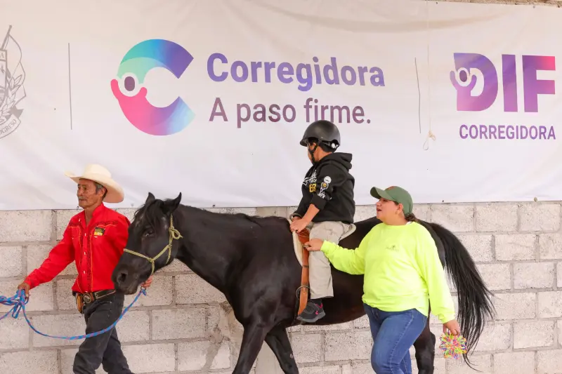 DIF Corregidora transforma vidas con 2 mil sesiones gratuitas de equinoterapia