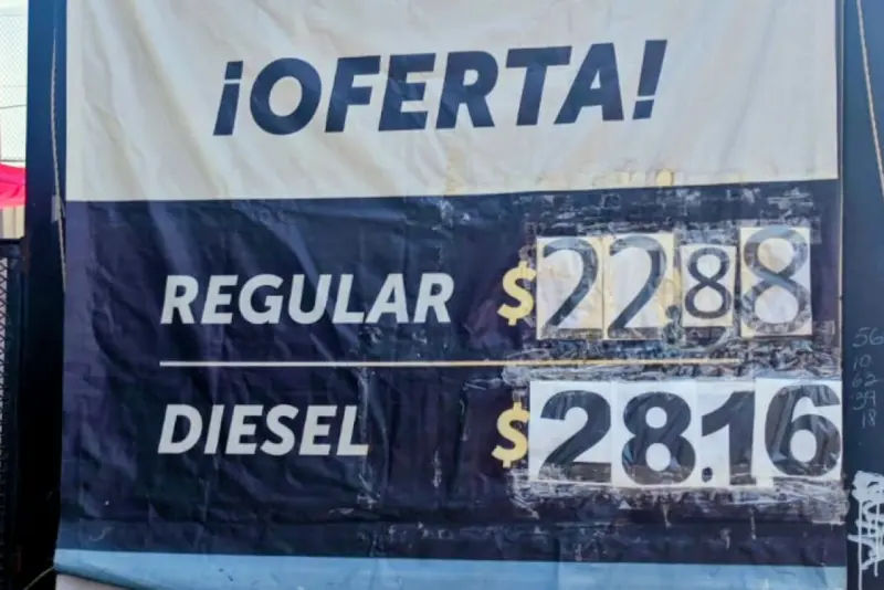 Nuevo tope de precio al diésel: no más de 28 pesos por litro