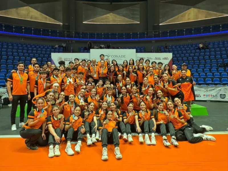 Se lleva NL 5 oros y un bronce en voleibol en las Olimpiadas Nacionales