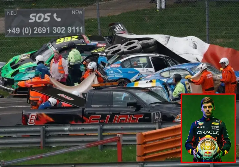 Muere piloto tras un choque múltiple en Nürburgring, carrera donde correría Verstappen