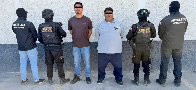 Captura Fuerza Civil a 2 presuntos integrantes de grupo delictivo en Juárez