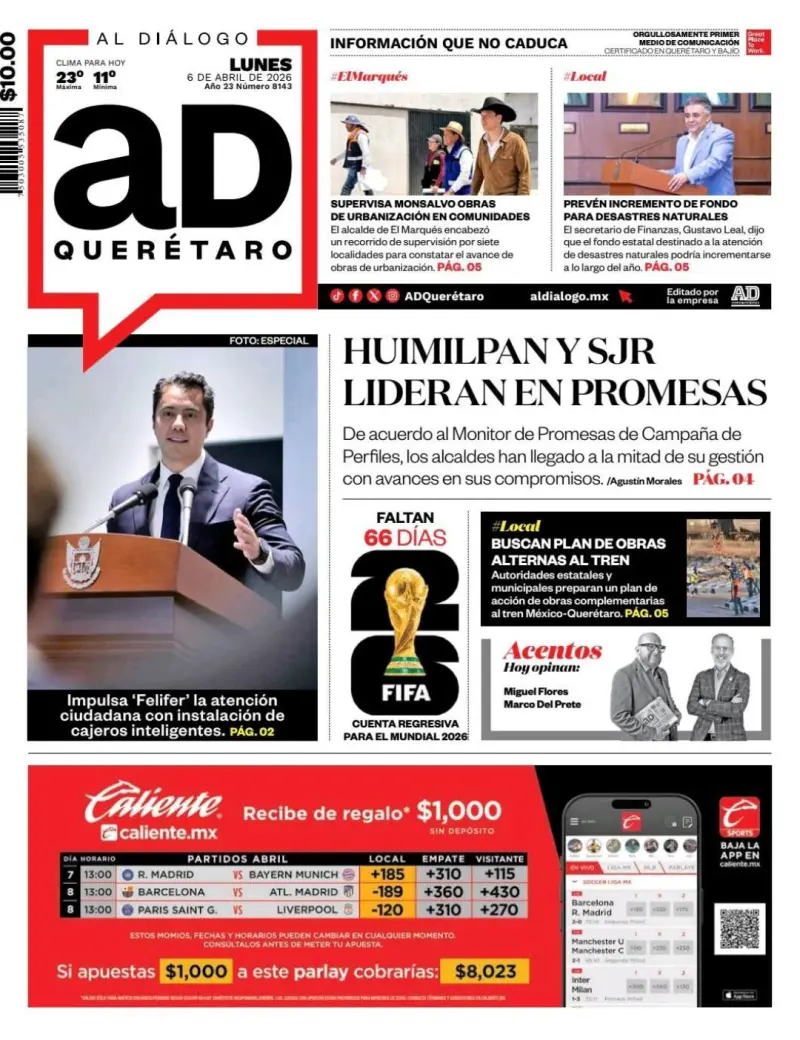 Huimilpan y SJR lideran en promesas