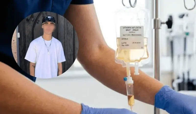 Muere otro joven por suero vitaminado: su madre narra peligrosos síntomas y últimos momentos
