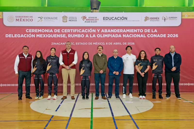 Potencia Gobierno del Edomex a delegación para Nacionales CONADE 2026