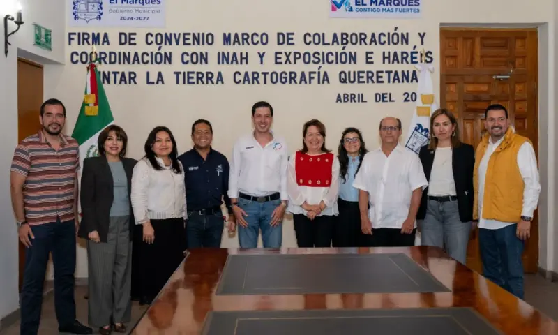 Firma Monsalvo convenio de colaboración con el INAH