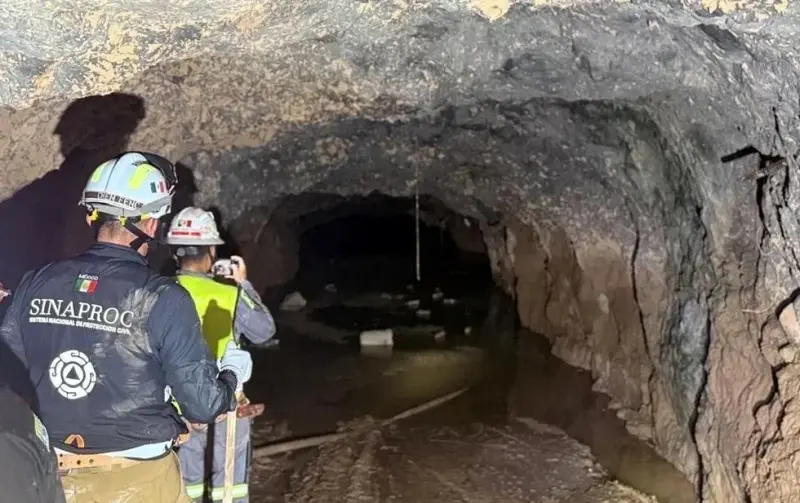 Suman mineros de Sinaloa nueve días atrapados bajo tierra