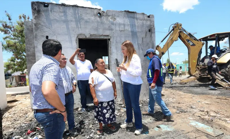 Inicia construcción de casas en San Luis Dzununcán