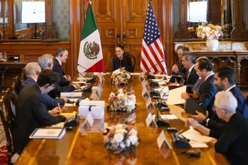 En Palacio Nacional, Claudia Sheinbaum recibió a representante comercial de Estados Unidos