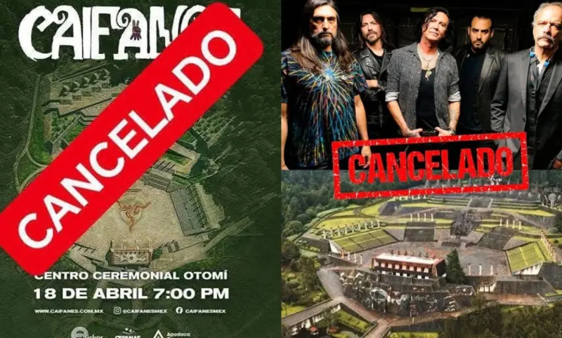 Cancelan concierto de Caifanes en Temoaya, Edomex por inseguridad