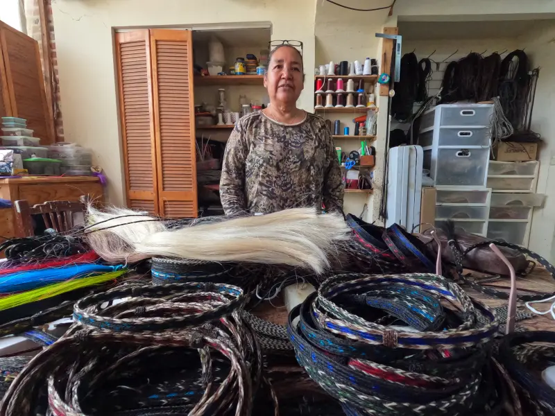 Crin de caballo, técnicas tradicionales que se preservan en Tlajomulco 