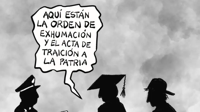 Sobre el muerto las coronas