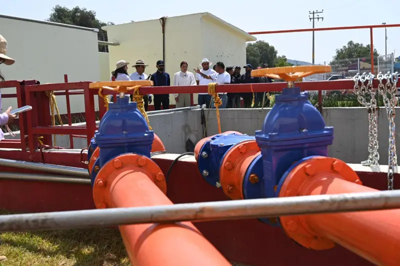 Rehabilita Tecámac planta de tratamiento en Santa Cruz