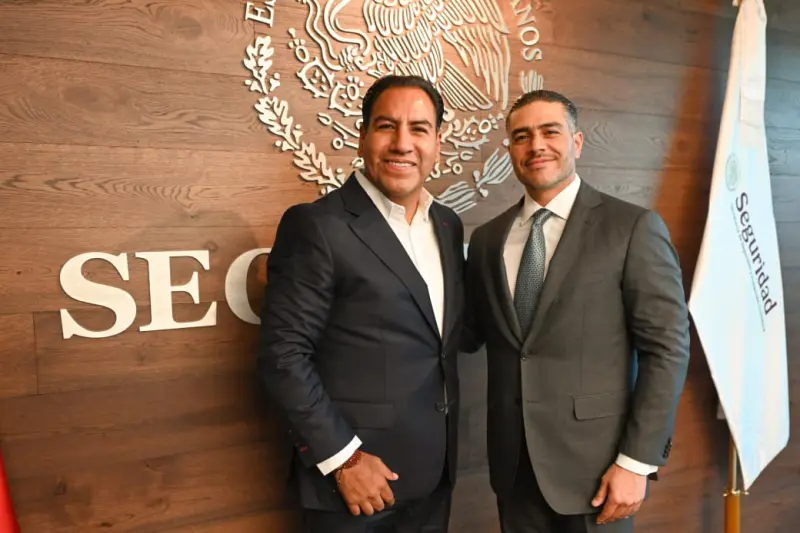 ERA se reúne con García Harfuch y refrenda colaboración para fortalecer la seguridad