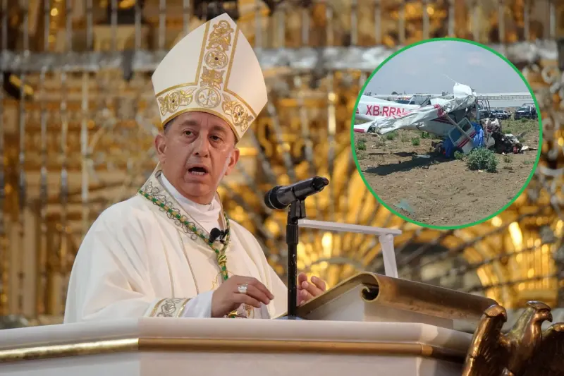 Recuerdan a víctimas de desplome de avioneta en Huejotzingo en misa dominical