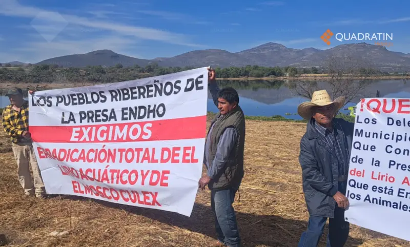 Informa Semarnath en Tepetitlán acciones para rescatar la Presa Endhó