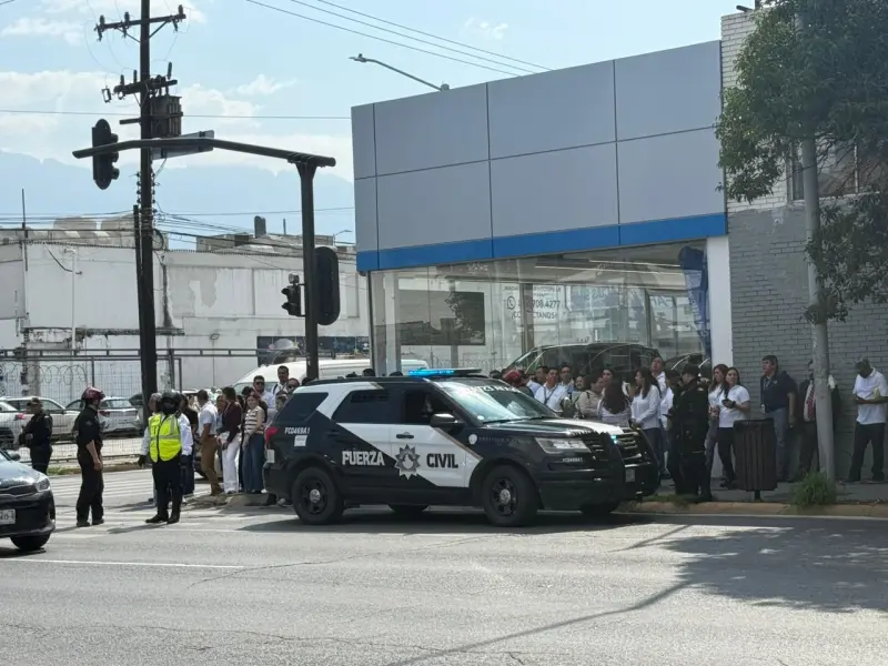 Desalojan edificio de la CEDH en Monterrey por presunta amenaza de bomba