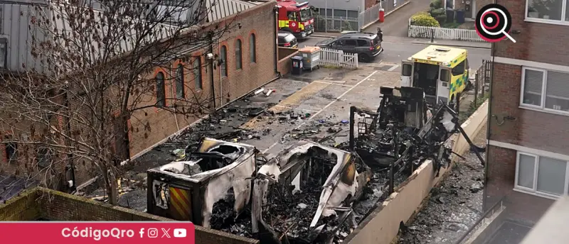 Policía británica detiene a cuarto sospechoso de incendio de ambulancias en Londres