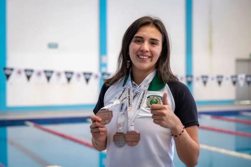 Brilla nadadora de la UAEMéx en Campeonatos Nacionales Universitarios