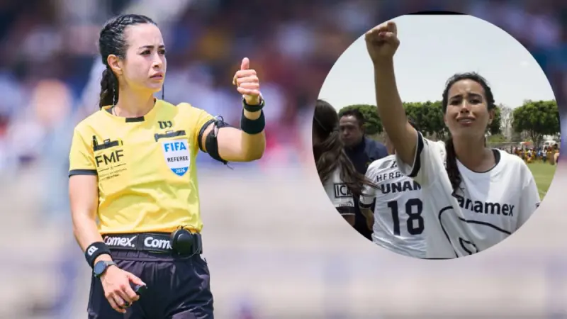 Katia Itzel desata polémica en redes por presunto favoritismo a Pumas frente a Mazatlán