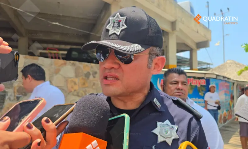 Bajará percepción de inseguridad; incidencia va a la baja: SSP Acapulco