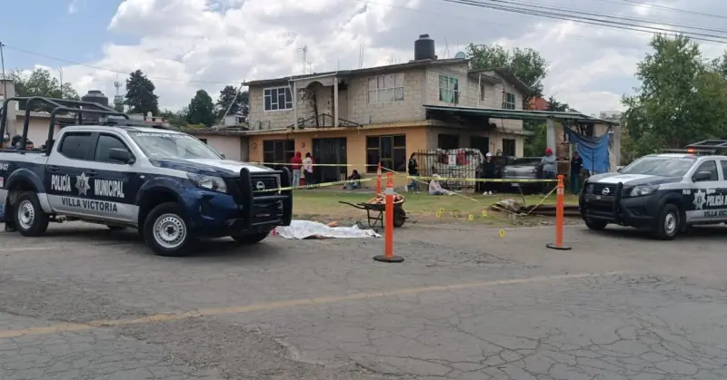 Muere policía tras brutal balacera en Villa Victoria; caen 2 sicarios