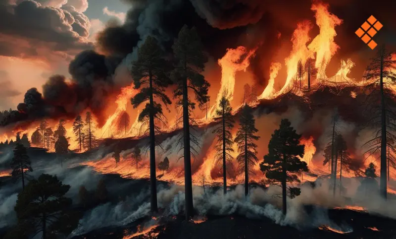 Guerrero, el estado con más incendios forestales activos en México