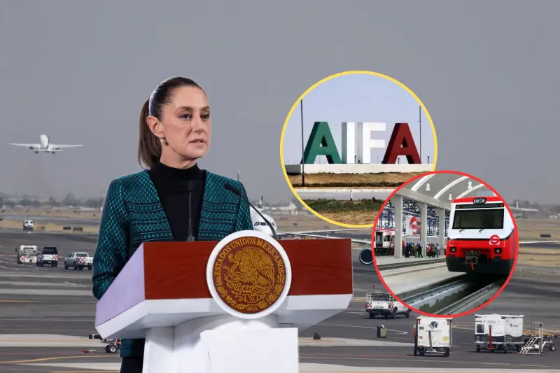 Claudia Sheinbaum reporta AIFA lleno en Semana Santa 2026 con vuelos al 100%, mientras el aeropuerto asegura operar ya con ingresos propios