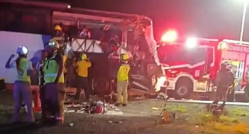 Preocupación en Coatzacoalcos por autobús que se accidentó en Tamaulipas