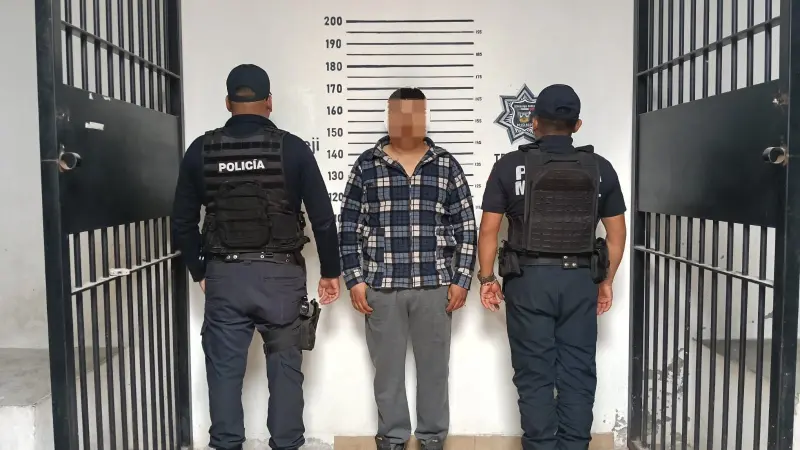 Detienen a hombre en Tepeji por presunta violencia familiar