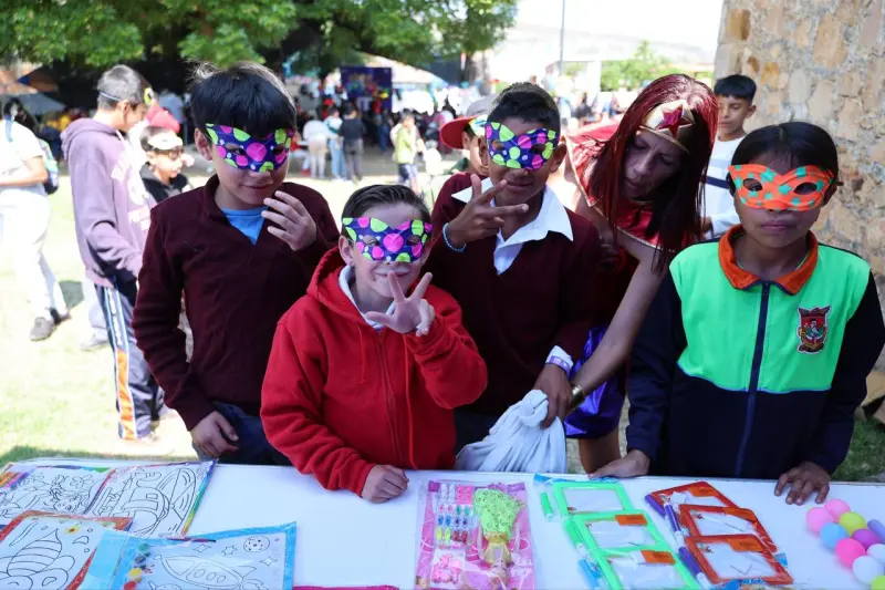 Ferias de la Niñez llevan alegría a tenencias del Sur de Morelia