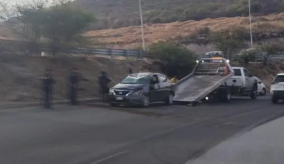 Doble percance en Bulevar de la Nación