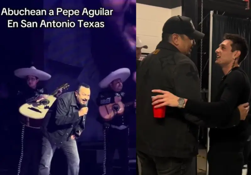 Pepe Aguilar es abucheado en concierto de Peso Pluma