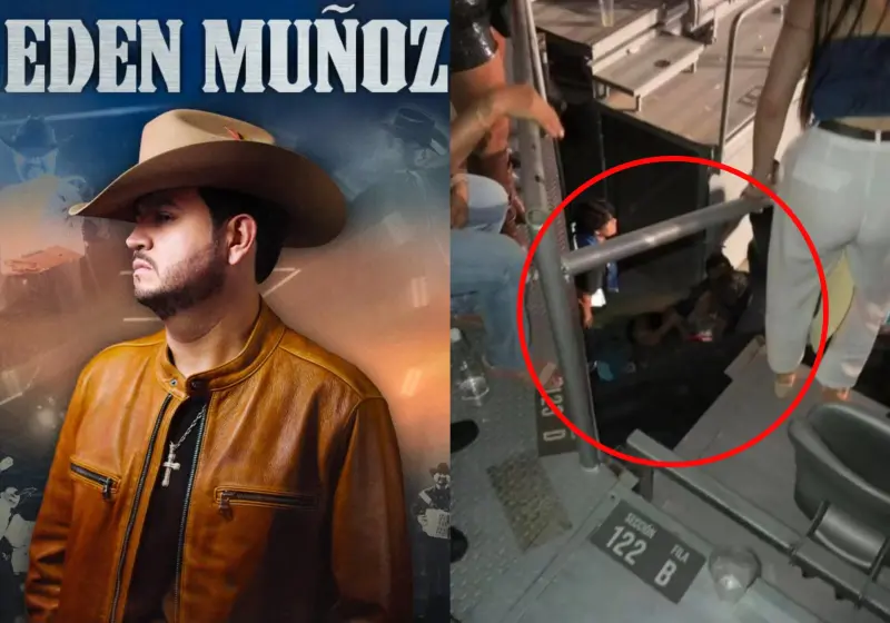 Fan de Edén Muñoz muere durante concierto; cayó desde una gran altura