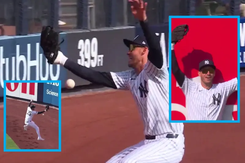 Aún faltan 155 juegos del calendario y Cody Bellinger ya hizo la atrapada más extraña de la temporada