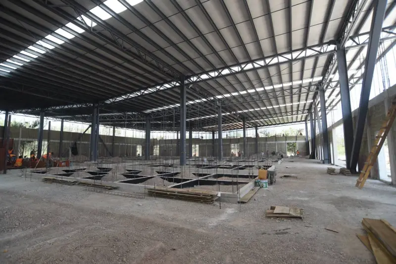 Avanza Gobierno de Guerrero en la construcción del mercado de Tixtla