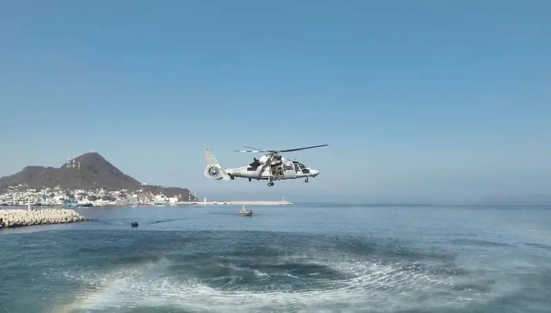 Desembarco anfibio cierra operativo naval de alto nivel en playa de Colima