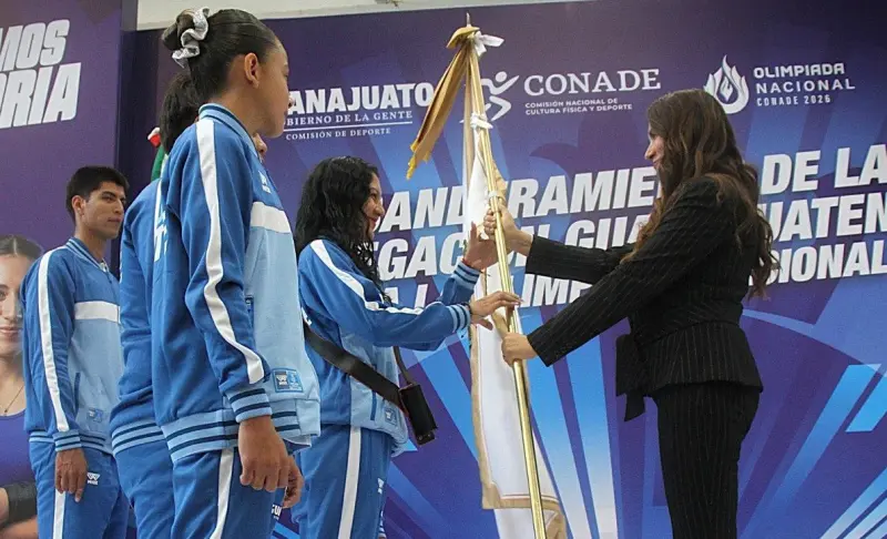 Guanajuato abandera delegación rumbo a Olimpiada Nacional 2026