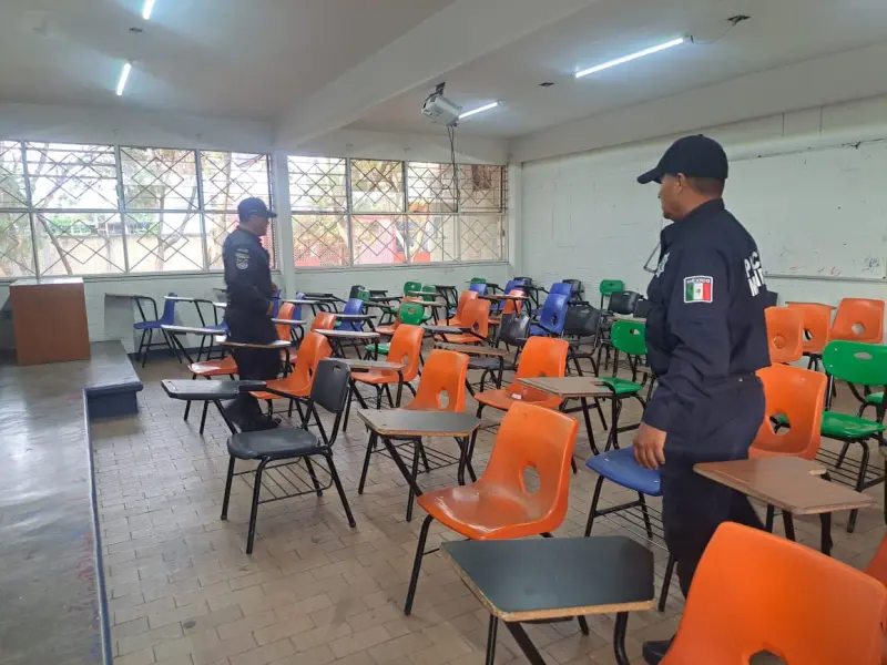 Verifica Policía mensajes de amenaza en escuelas de Oaxaca