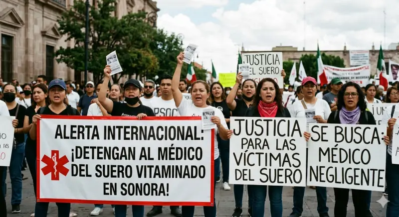 Emiten alerta internacional contra médico por suero en Sonora