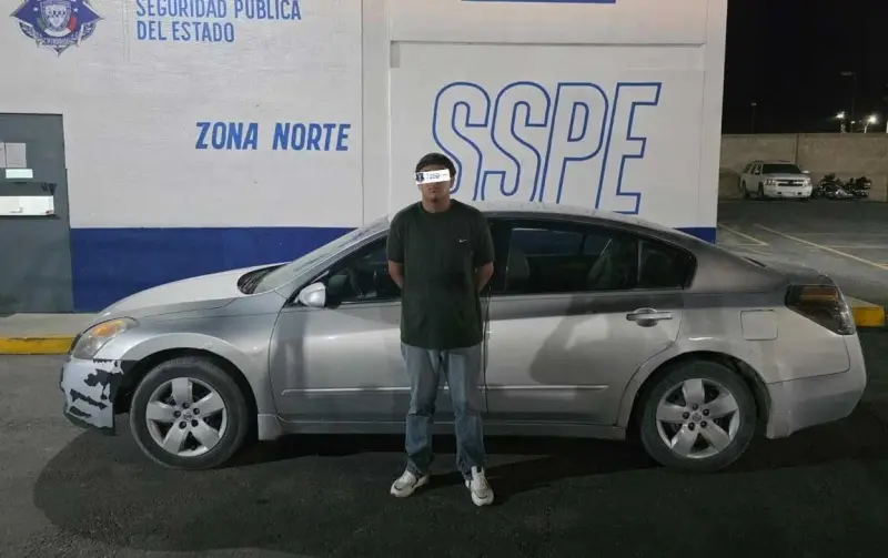Arrestan a hombre con mariguana en vehículo ligado a homicidio