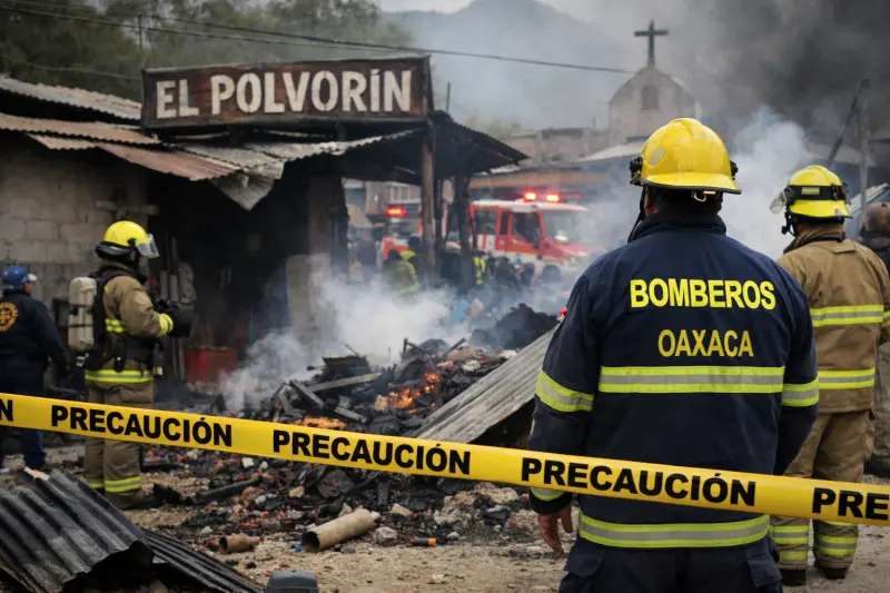 Explota cohetería en Santiago Apóstol; hay un lesionado