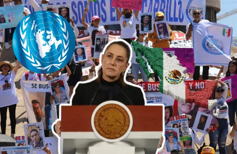 Desde la ONU le piden a Sheinbaum “respeto institucional” tras respuesta al informe sobre desaparición Forzada en México
