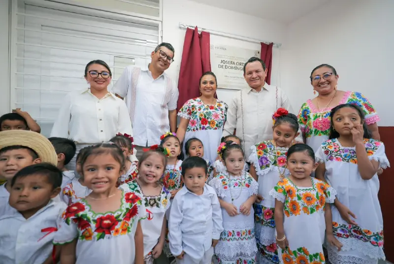 Obras para el sur yucateco: Listos caminos y escuelas en Ticul